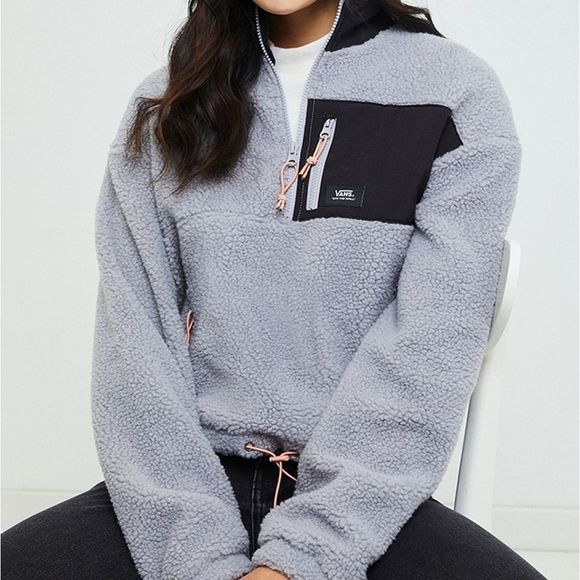 Vans Kirk Polar Fleece Half Zip Sweatshirt